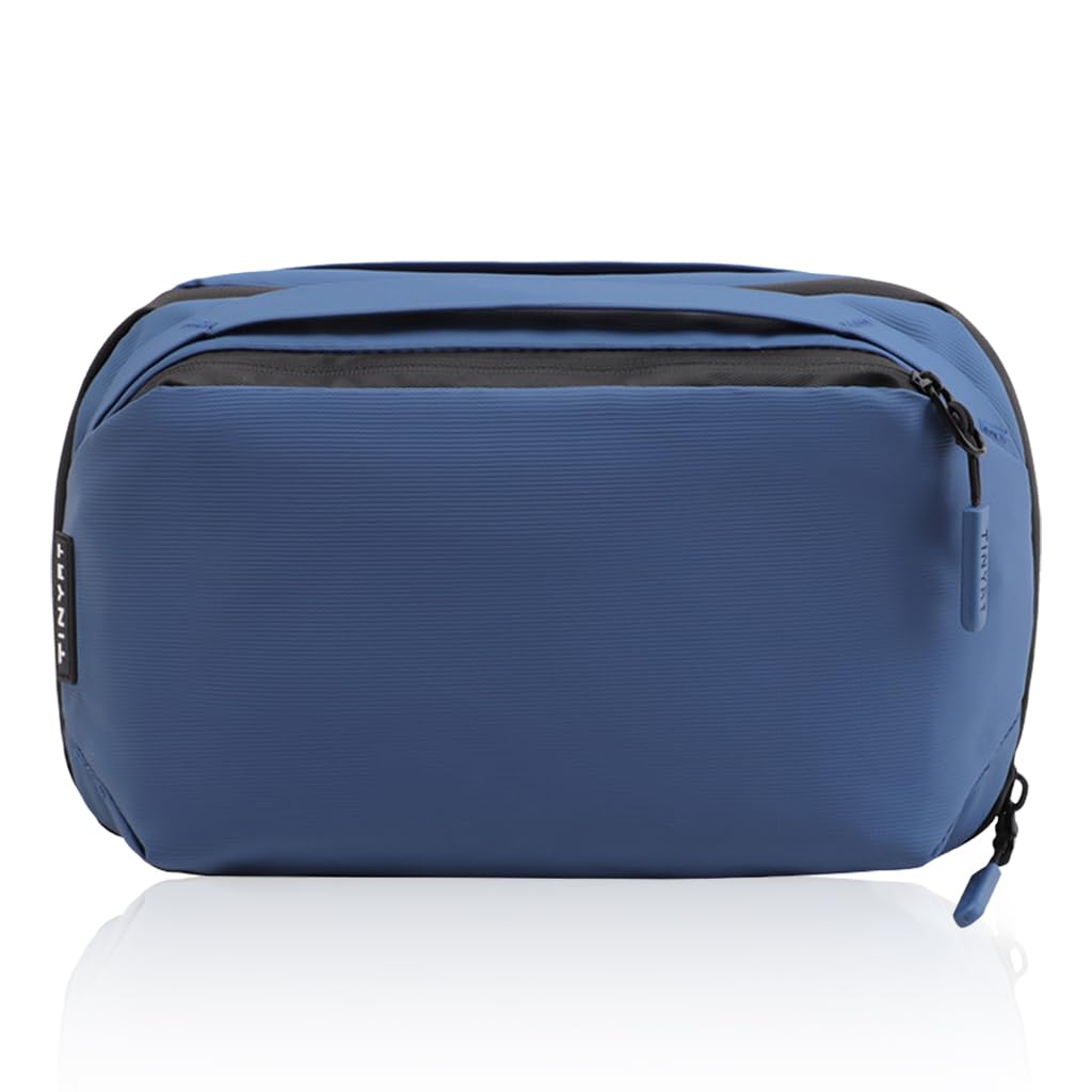 ZIBUYU Utility Pouch Bag Multi-layer Large Capacity Waterproof Organizer Zipper Pouch with Handle Multi-purpose Storage Pouch Travel Data Cable Organizer Bag Toiletry Bag, Blue ZIBUYU Utility Pouch Bag Multi-layer Large Capacity Waterproof Organizer Zipper Pouch with Handle Multi-purpose Storage Pouch Travel Data Cable Organizer Bag Toiletry Bag, Blue